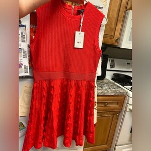 Ted Baker London Kamylia scallop knit skater dress Ted size 5; BNWT